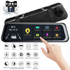 10  Hd 1080p Dual Lens Car Dvr Dash Cam Video Camera Recorder Rearview Mirror Us