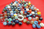 Vintage Lot Of 100 Glass Marbles Estate Sale Marble Barn Find Junk Drawer