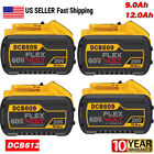 10-pack 9 0ah Lithium-ion Battery Dcb609 Dcb606 12 0ah For Dewalt 20v 60v Tools