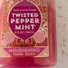 Bath   Body Works Twisted Peppermint Clean Nourishing Hand Soap 8fl Oz 236 Ml