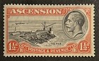 Travelstamps  1934 Ascension Stamps Sg 23 - 14 Perf - Kgv - Mint Mogh