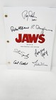 Jaws Movie Script With Autographs  Roy Scheider  Steven Spielberg  Richard Dreyf