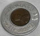 1946 Wheat Penny Encased Silverman Keeps Money In Your Pocket Good Luck Penny