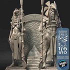 Horus Guard 3d Printed Figures - Iconic Stargate Egyptian Warrior   Unpainted