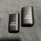 2x Black Wireless 4800mah Rechargeable Battery Pack For Xbox 360 Controller B9