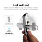1 4  3 8  1 2 In  Drive Fine 90-tooth Locking Flex-head Ratchet Set  Extra Long