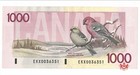 1988 Bank Of Canada 1000  Thiessen crow Replacement Ekx0036351 - Ef -