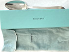 Large Tiffany   Co  Sterling Silver Serving Spoon Faneuil Pattern 8 75  