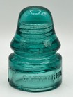California Glass Insulator Vintage Green