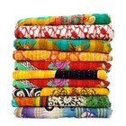 Wholesale Lot 5 Pc Indian Handmade Bedspreads Cotton Blanket Kantha Quilt 