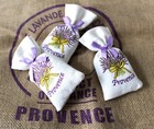 3 French Lavender Sachets Dried Flower Provence Natural Genuine Scent Pot Pourri