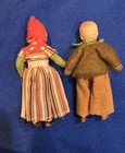 Antique Pr Hertwig German Bisque Dollhouse Miniature Dolls Man Woman 