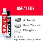 Strongest Metal Steel Aluminum Bond Adhesive Cold Weld Reinforced Epoxy Glue 2oz