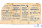 1899 Jacob Goldberger Perth Amboy Nj Steamship Railroad Ticket Agent Receipt