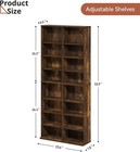 Dvd Storage Tower 16 Shelf Multimedia Storage Tower W  Adjustable Shelves 8-tier