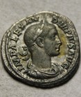 Rare Genuine Ancient Roman Coin Silver Denarius Alexander Severus Sol Globe 231