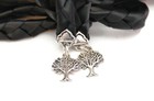 Black Silver Tree Of Life Wedding Handfasting Cord