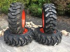 4-heavyduty 10-16 5 Camso Sks732 Skid Steer Tires rims For Bobcat   More-10x16 5