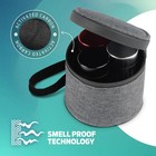 Roonin Smell Proof Jar Container - Stash Jars - Spice Red - Black - Grey 