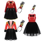 Toddler Kids Baby Girls Circus Ringmaster Costume Themed Party Romper Dress Set