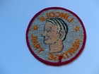 Unused Vintage Lincoln Heritage Trail Illinois Souvenir Travel Patch  old Abe 