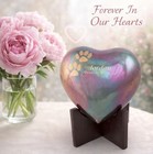 Pet Cremation Urn For Ashes Heart Memorial Urn - Arielle Heart Pet Urn Small