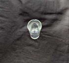 Vintage Clear Tall And Skinny Shooter Shot Glass 4      Heavy Bottom     Barware