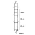 2pc 42 Inch Plate Hangers For The Wall Display Rack Holders Metal Vertical Fo   