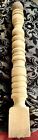 Vtg Handcarved Architectural Decorative Wood Baluster Newel Post Pillar 30  Long