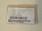 Vintage Blockbuster Video Membership Card Laminated Cc Style - 2001 Year Issued
