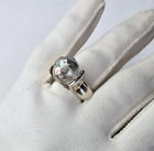 Phantom Of The Opera Sterling Ring W stage Used Bead From Chandelier