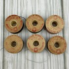 Vintage Star Bobbins American Thread Co Paper cardboard Thread Spools Usa Lot 6