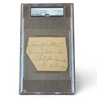 George S Patton Psa dna Signed Cut Signature Wwii General Auto Coa