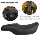 Diamond Step-up Driver Passenger Seat For Harley Road King 97-07 Street Glide