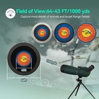 Sv28 Spotting Scopes With Tripod  Angled 25-75x70mm Spotter Scope With Phone