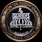  999 Silver 2023 Four Queens Casino Blonde Witch  10 Limited Edition 0 6 Oz Sm21