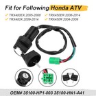 Ignition Key Switch For Honda Sportrax Trx400ex 2005-2008 Atv 35100-hp1-003