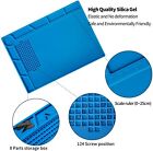 Anti-static Work Surface Mat Pad Heat Insulation Silicone Repair Tool For Phones