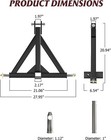    3-point Trailer Hitch 2  Receiver Quick Hitch Compatible W category 1 Tractor