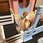 Playskool Horse Stable Playset W fence  Horses  Rider Figure   Accessories