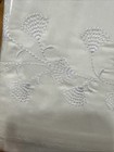 Sky Floral Embroidered Two Euro Pillow Sham Set 26 X 2600  Cotton New White