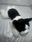 Fao Schwarz Toy Dog Frenchton Black White Plush Stuffed Animal 2018 Euc Cuddly