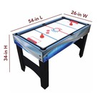 Matrix 54-in 7-in-1 Multi Combo Game Table  Glide Hockey  Blue  Multi
