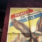 Ww2 Era 1940   s Printz   s 56th Anniversary Sale Mailer   Print   Poster 23 1 2 X17