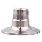  2 Inch Sanitary Tri Clamp To 3 4  Male Tri 3 4  Npt Male  2 Inch Tri-clamp 