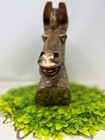 Estela Ogazon  Wood Metal Milagros Horse Head Vtg Mexican Folk Art