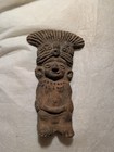 Beautiful Highly Stylized Figurine  Arrowheads Artifacts  Aztec Pottery