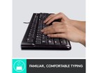 Logitech Mk120 Wired Keyboard And Mouse Combo For Windows  Optical Wired Mouse