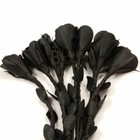 Real Genuine Cow Hide Leather Flogger 9 Braided Falls   Black Roses Heavy Duty