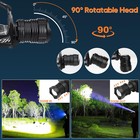 Rechargeable Led Headlamp 100000 Lumen  Super Bright Head Lamp Flashlight With 5